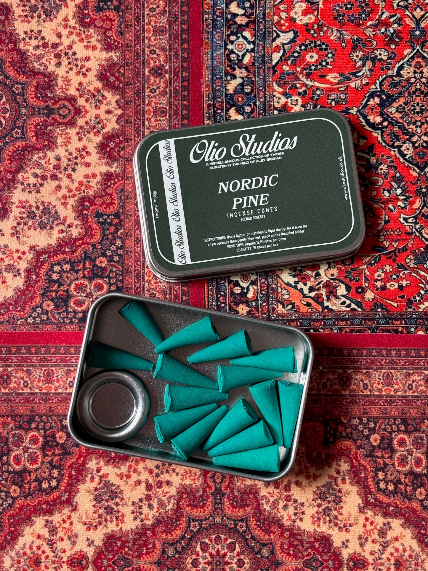 olio studios incense cones