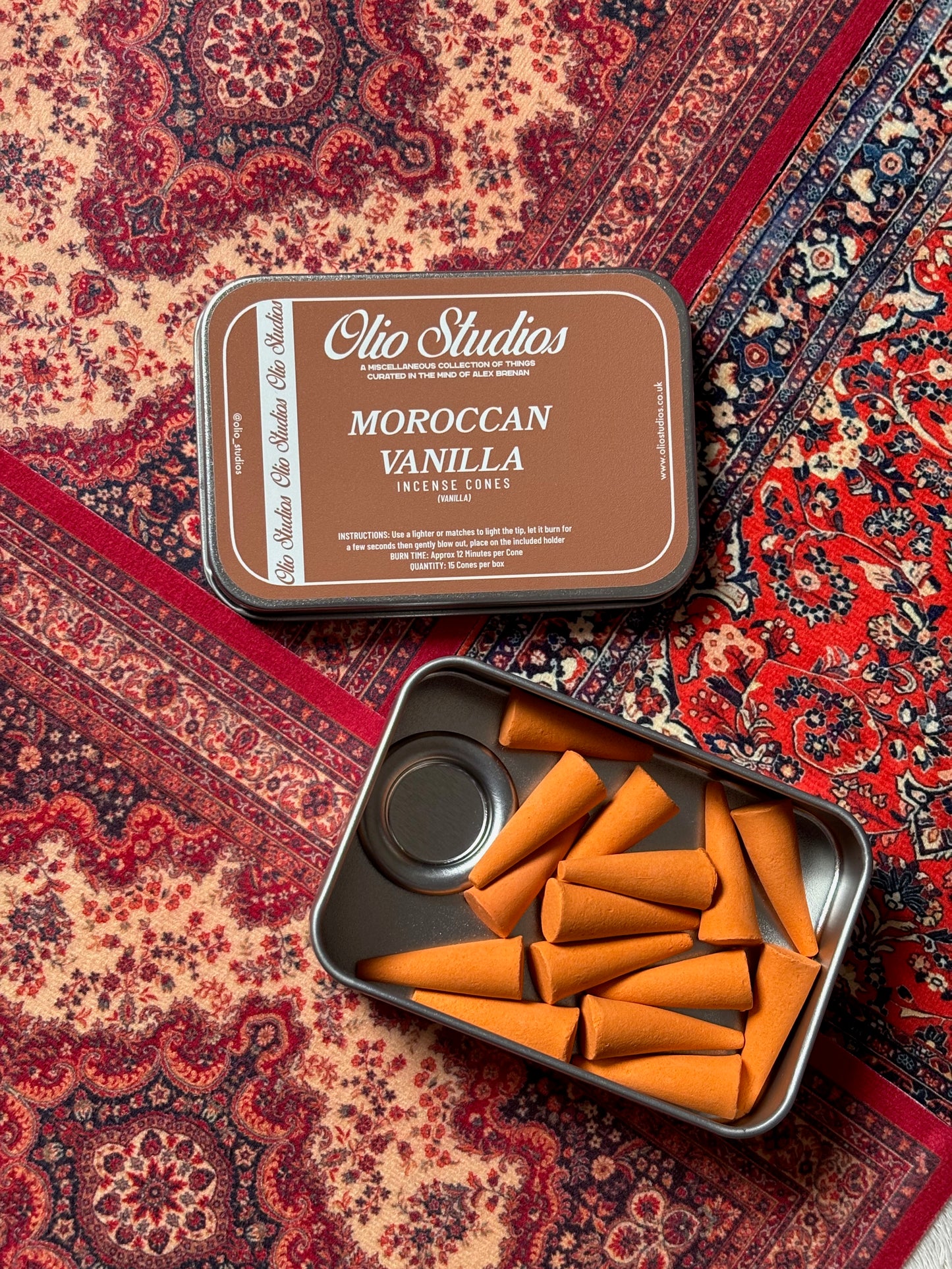 olio studios incense cones