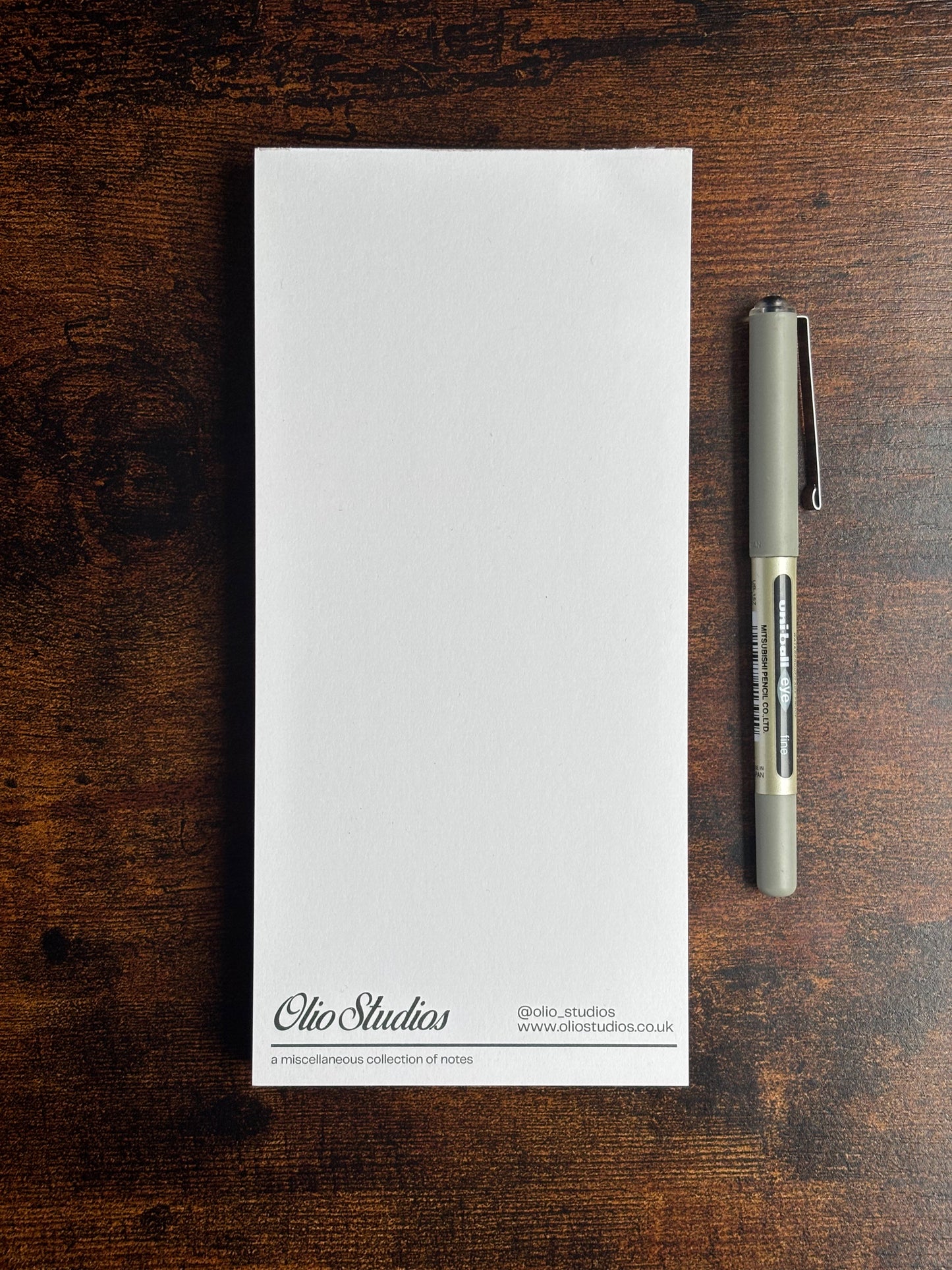 olio studios notepad