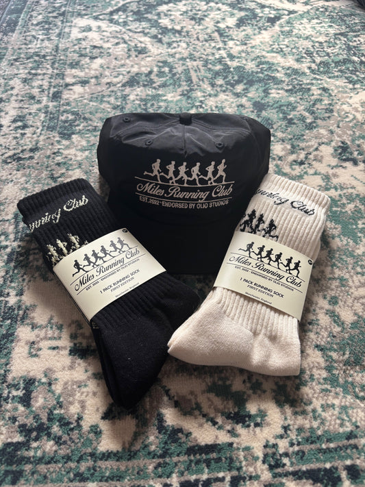 Miles Running Club Cap and Socks Bundle