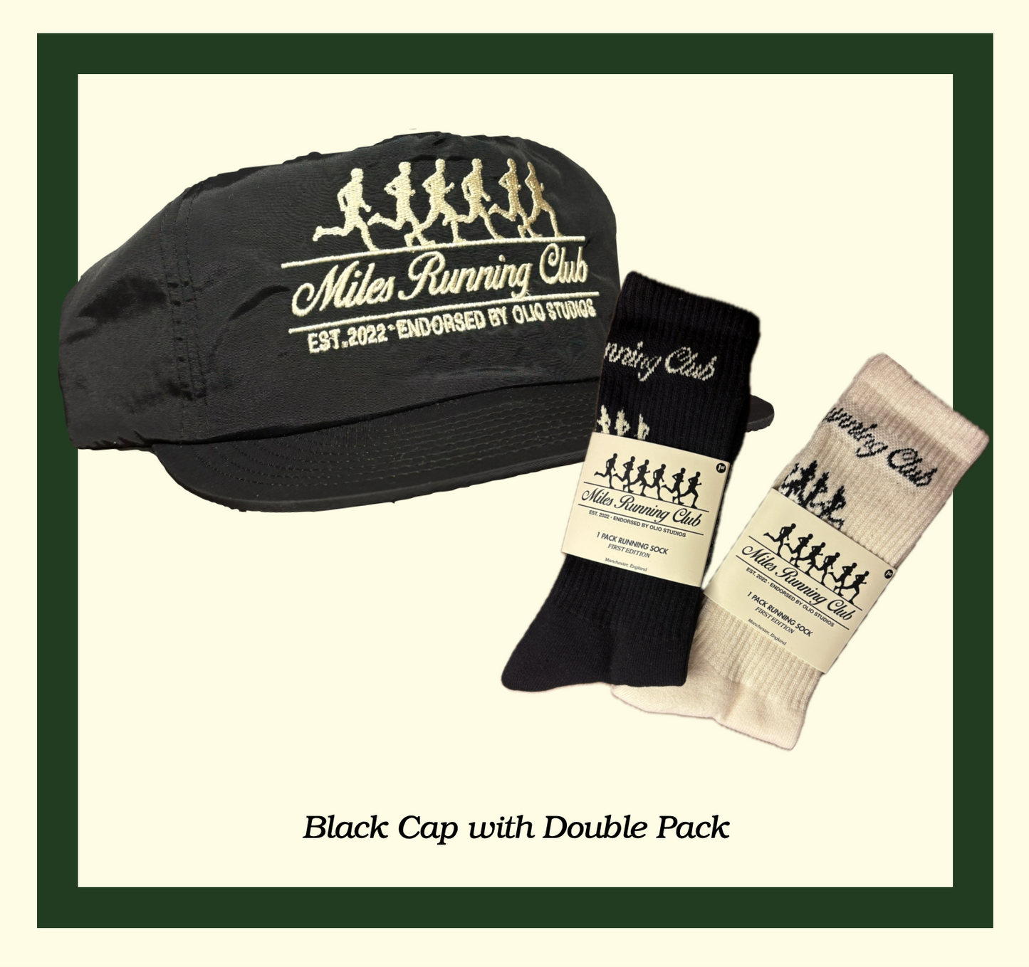 Miles Running Club Cap and Socks Bundle