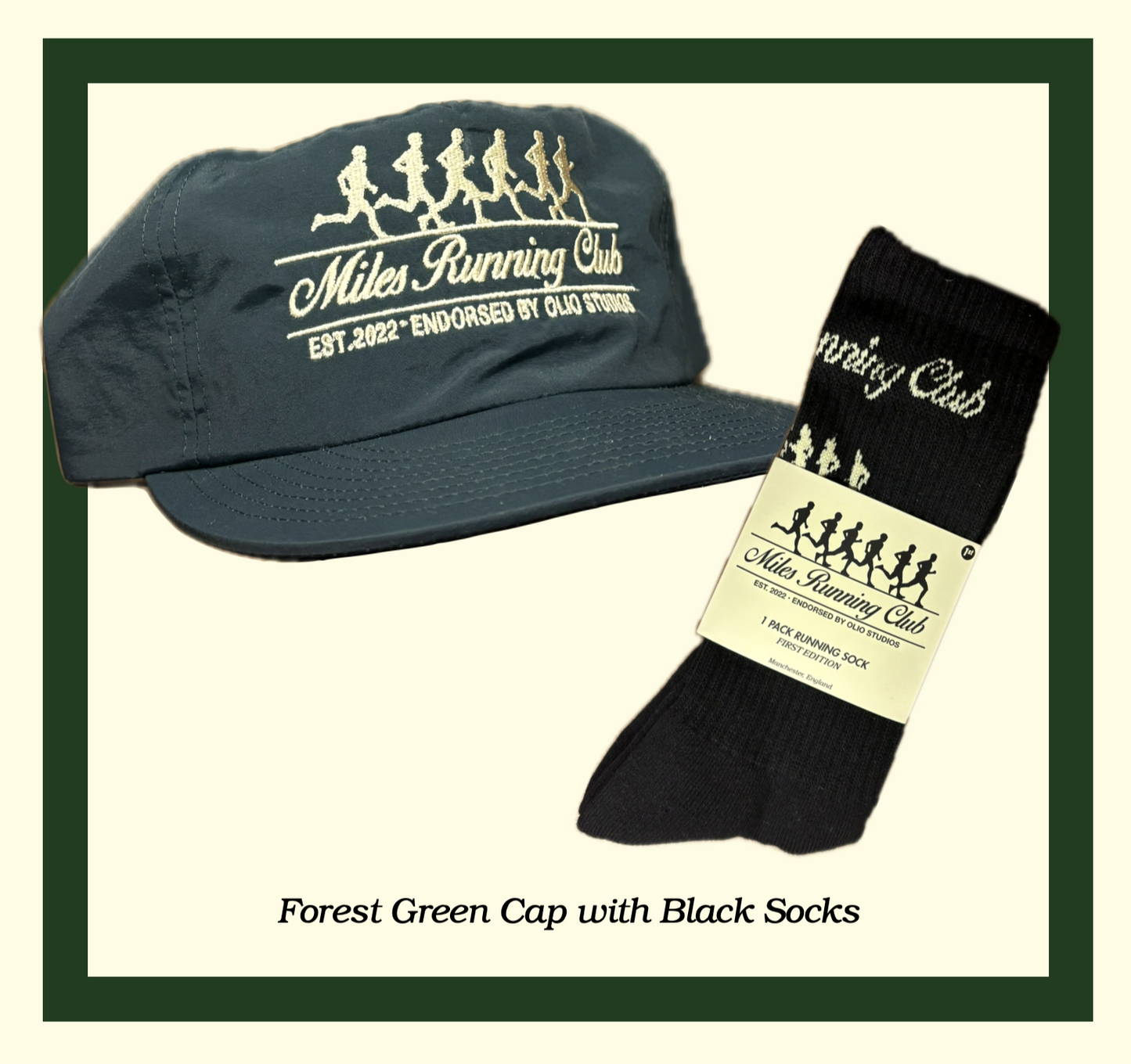 Miles Running Club Cap and Socks Bundle