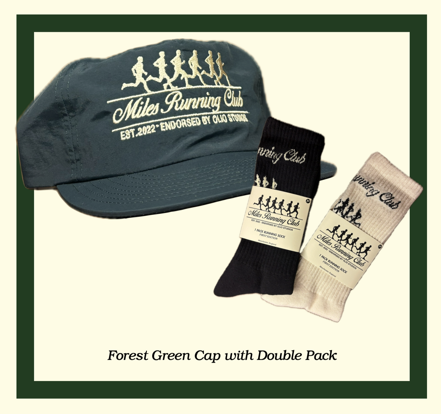 Miles Running Club Cap and Socks Bundle