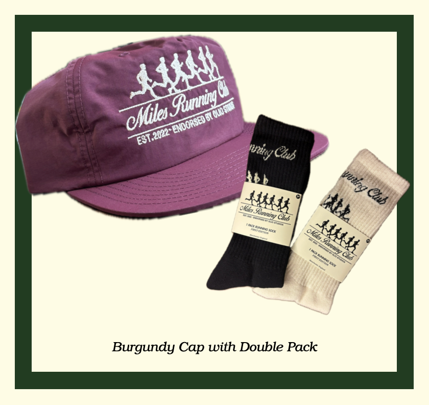Miles Running Club Cap and Socks Bundle