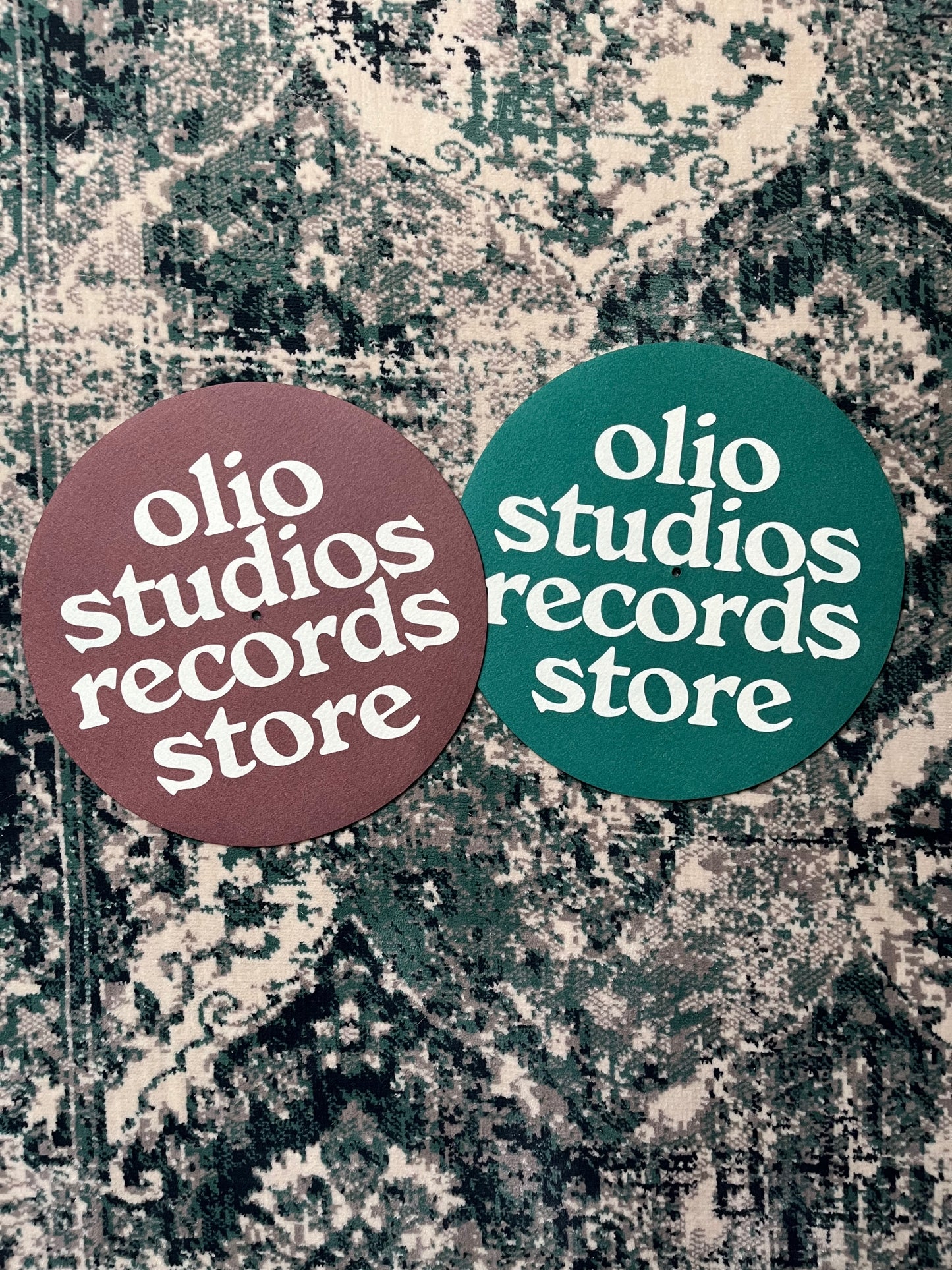 olio studios records store vinyl slipmat