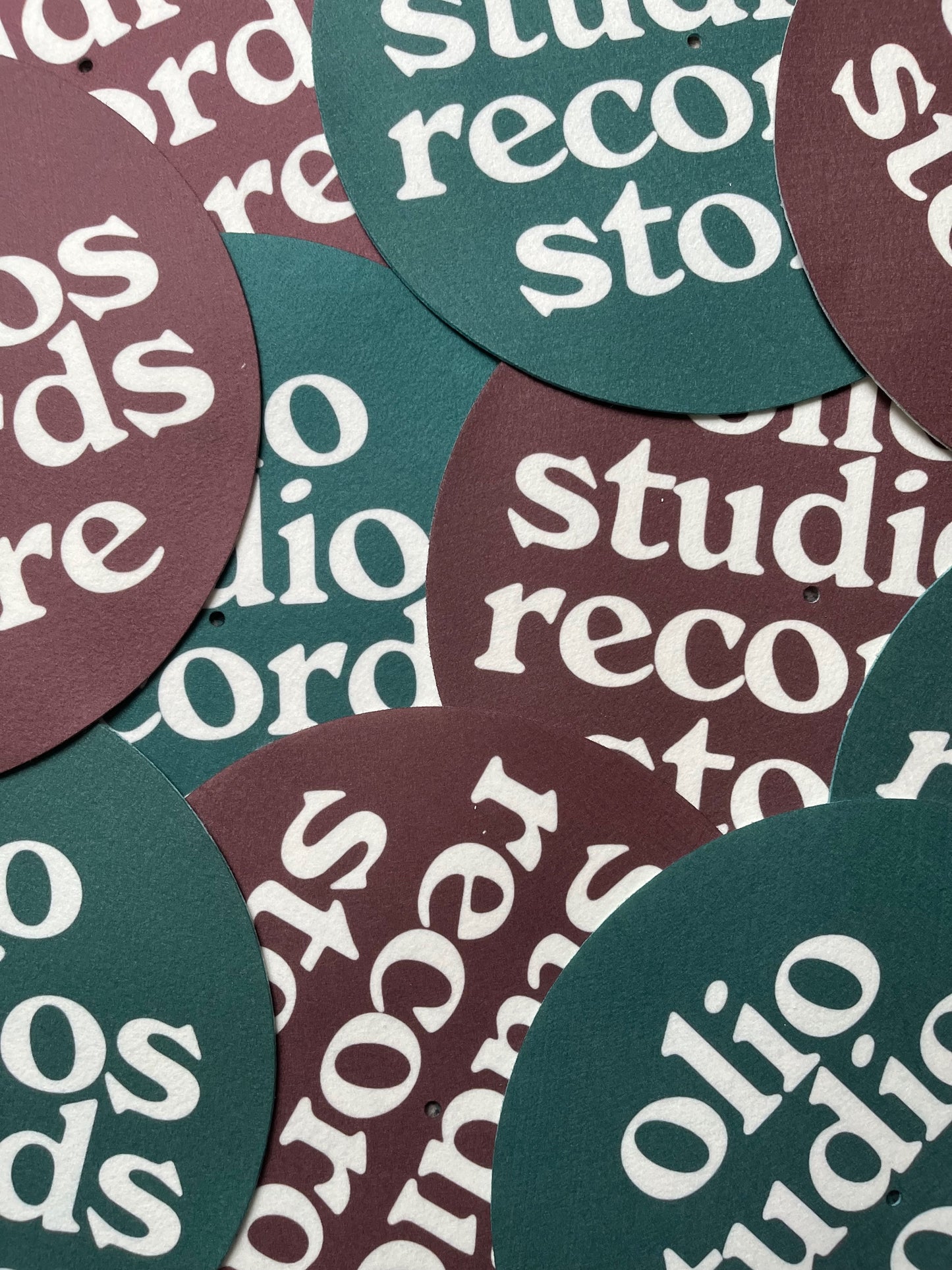 olio studios records store vinyl slipmat