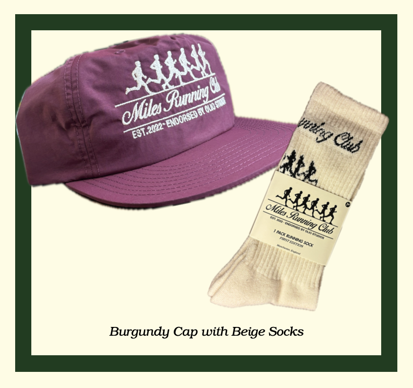 Miles Running Club Cap and Socks Bundle