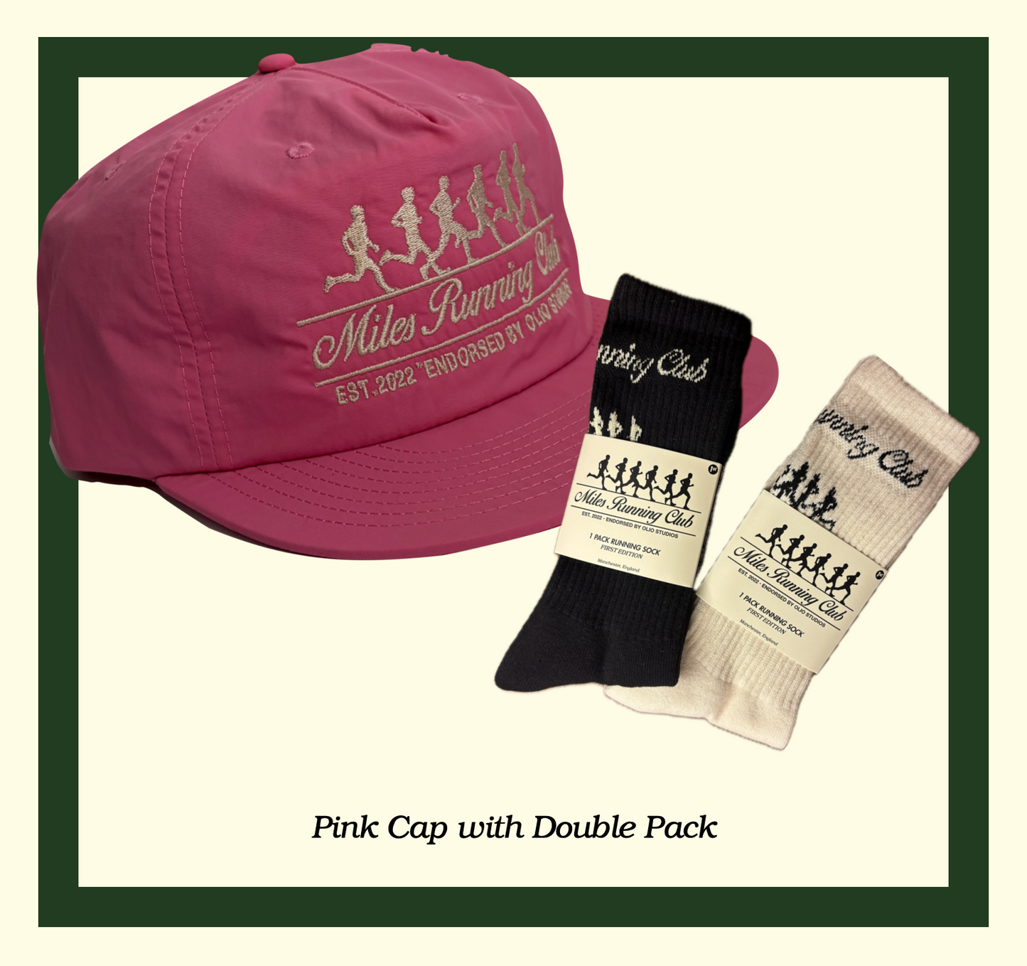 Miles Running Club Essentials Cap and Socks Bundle