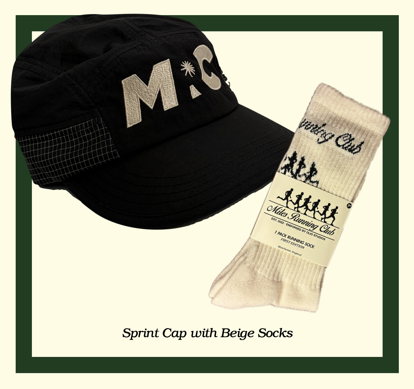 Miles Running Club Sprint Cap and Socks Bundle